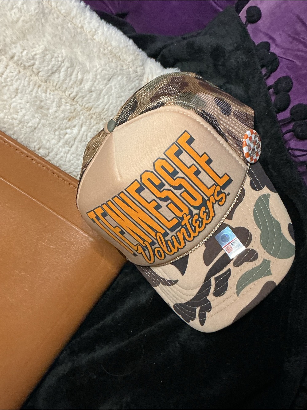 Tennessee Volunteers Camo Trucker Hat